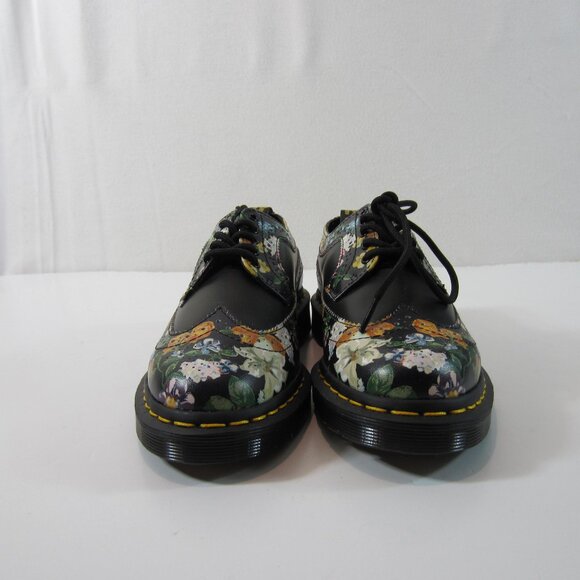 Dr Martens Darcy Floral Backhand Brogue Wingtip Oxford Women's 7 - Picture 3 of 6
